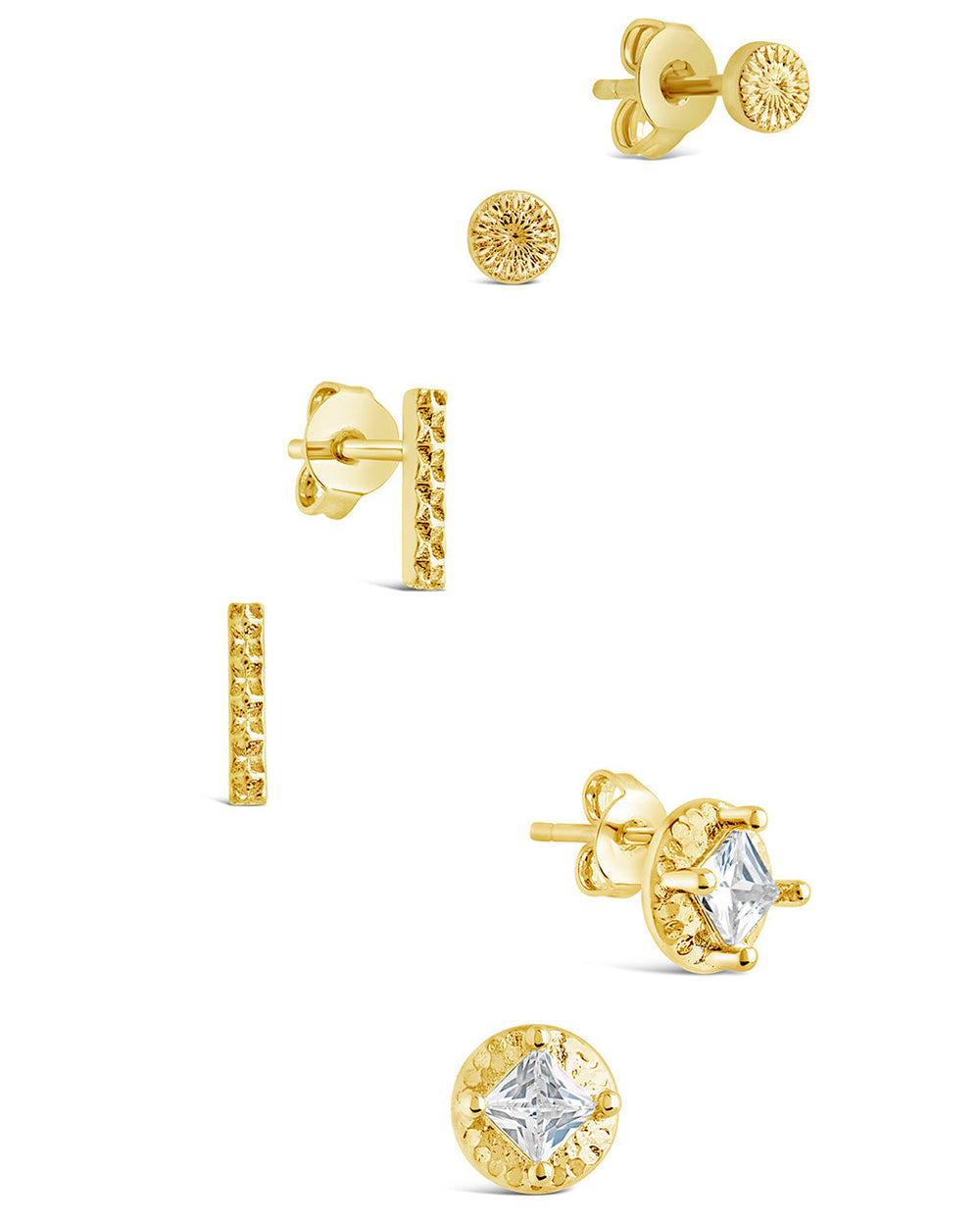 Azizi Stud Earring Set Earring Sterling Forever Gold 