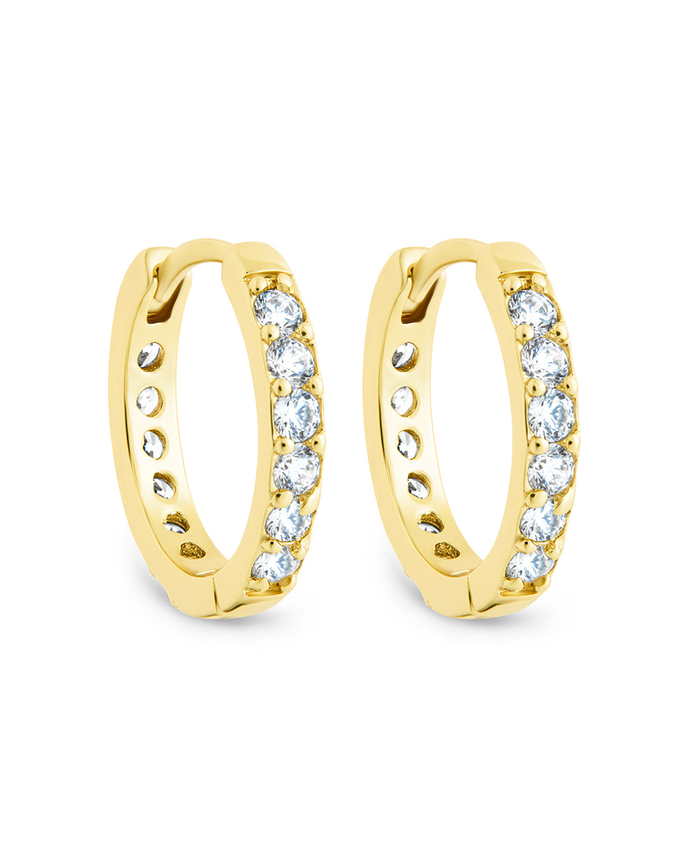 Zadie CZ Everyday Hoop Earrings