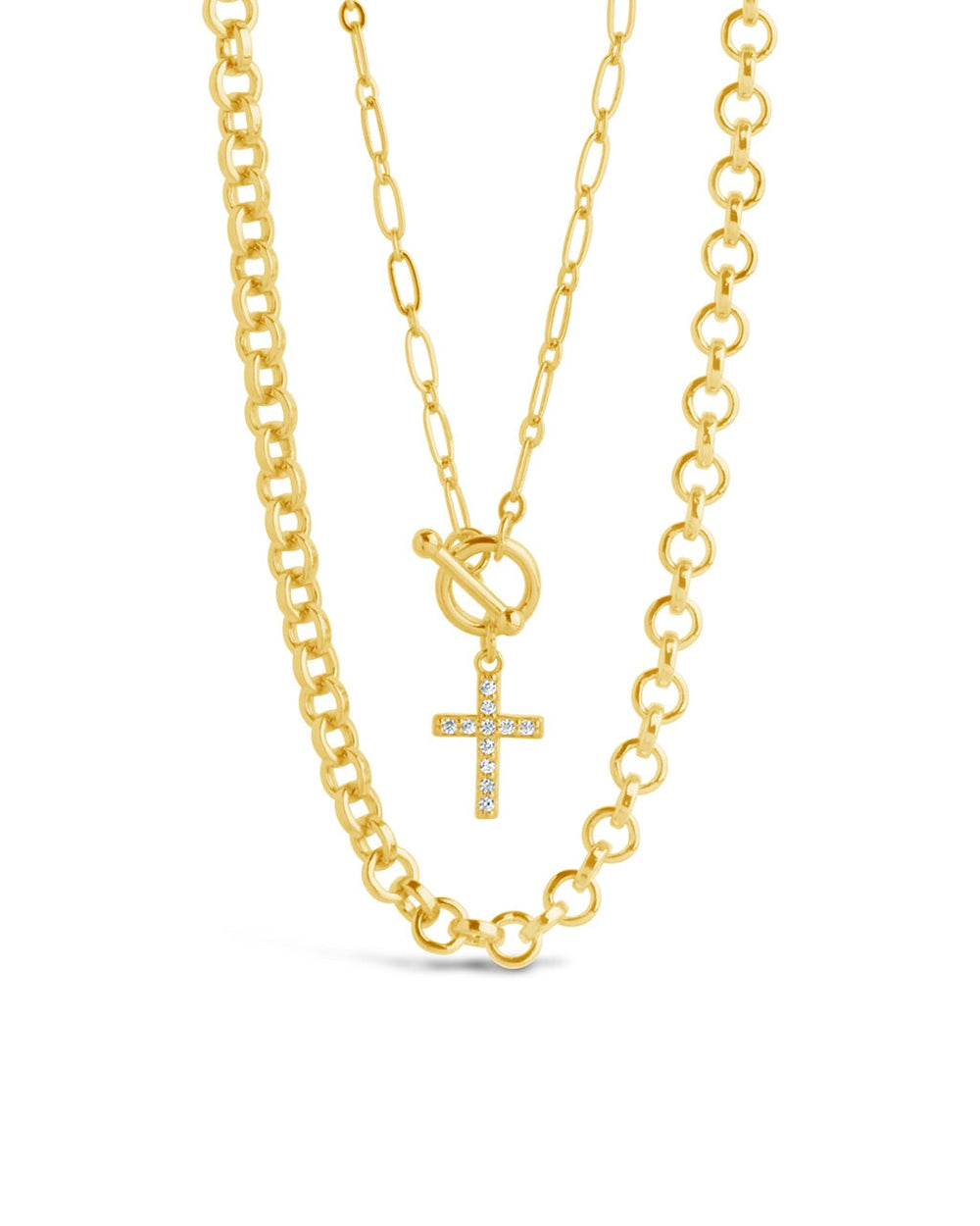 Grace Layered Necklace Necklace Sterling Forever Gold 