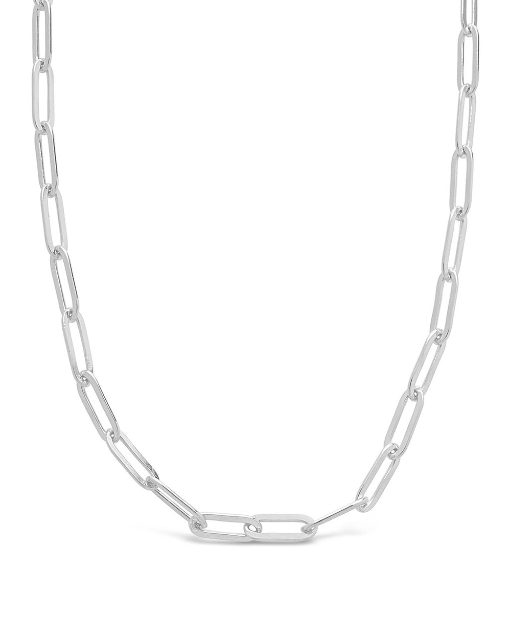 Polished Small Link Chain Necklace - Sterling Forever