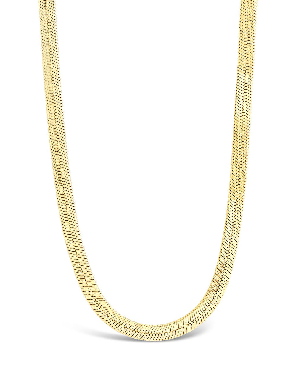 Herringbone Chain Necklace Sterling Forever 