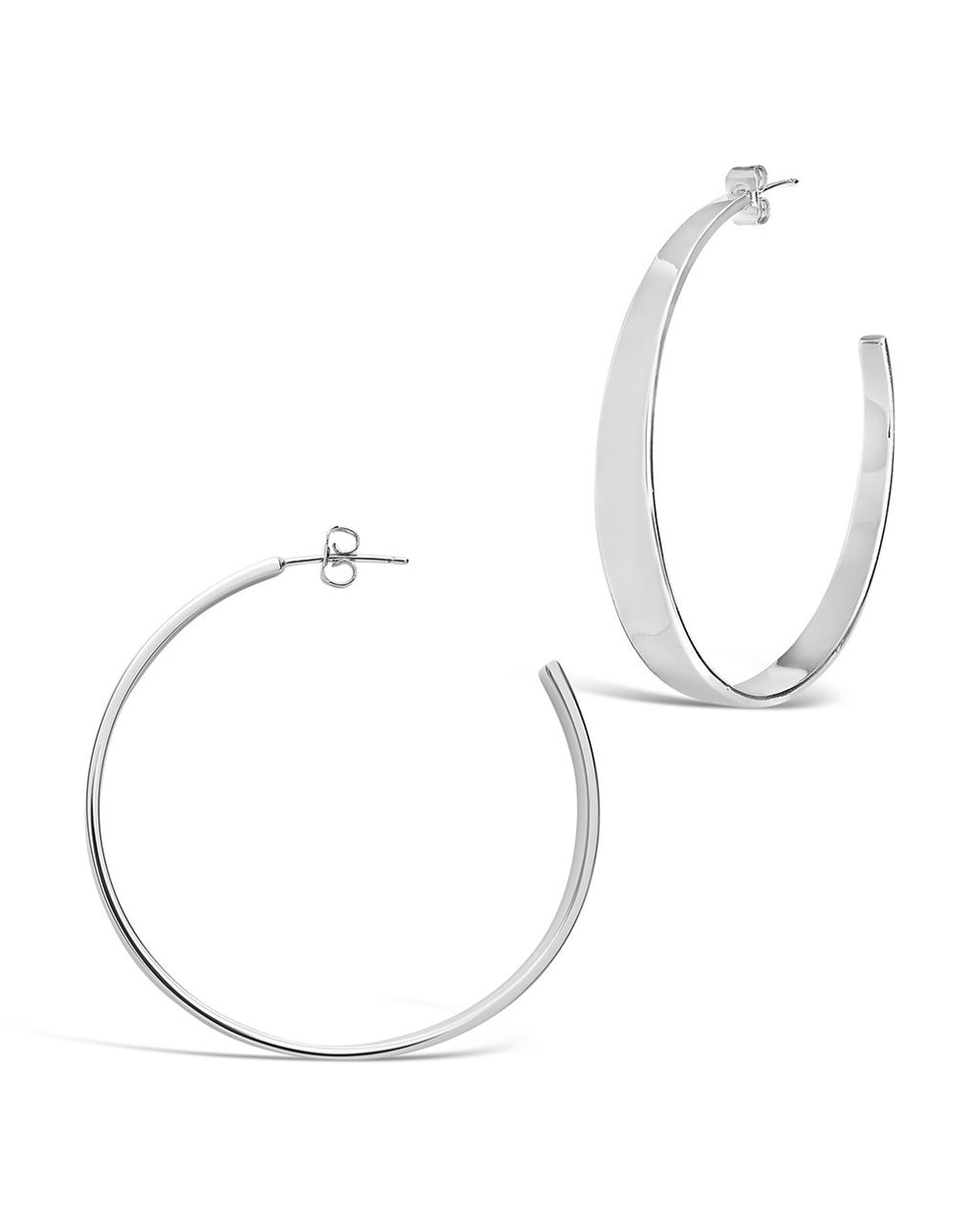 Graduating Hoop Earrings - Sterling Forever